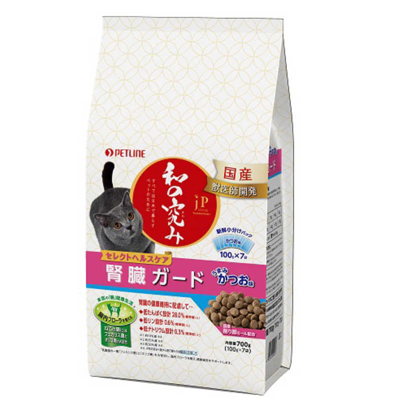 楽天コジマ楽天市場店ペットライン　JPスタイル 和の究み セレクトヘルスケア 腎臓ガード かつお味 700g