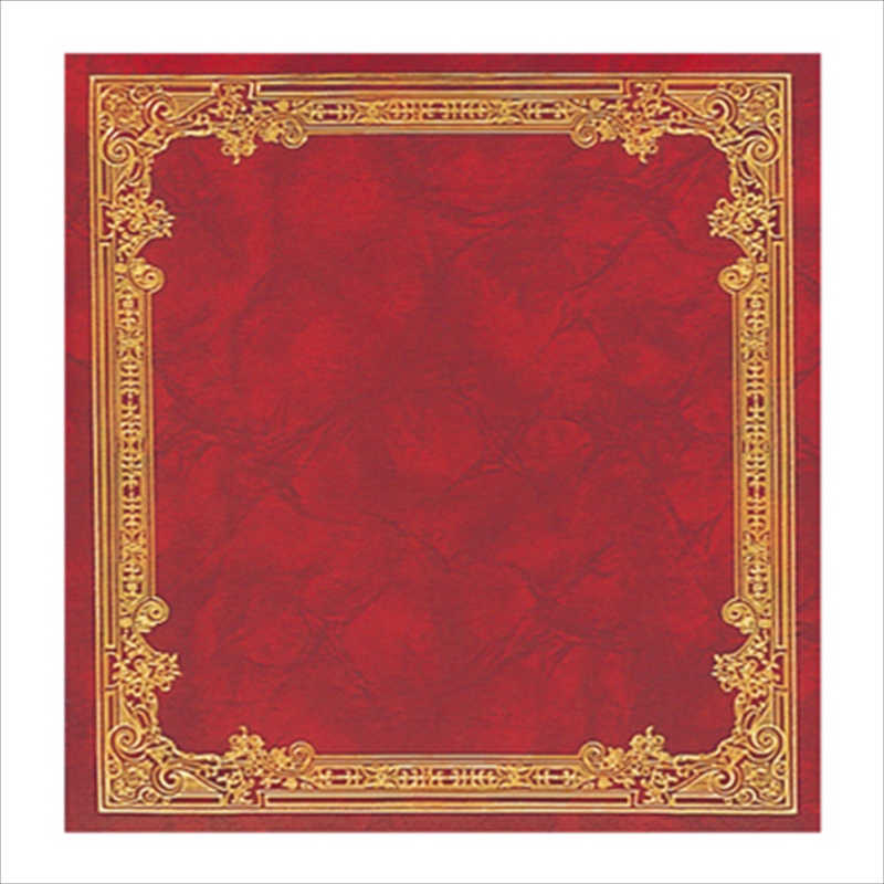 ナカバヤシ　フヤスアルバムLサイズ10枚台紙　レッド　アフLF102R(レット