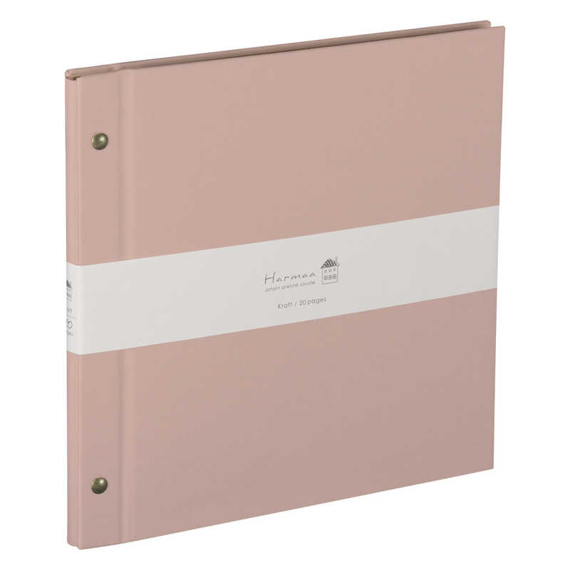 ナカバヤシ　ハルマー　外ビス式　デミサイズ　ピンク　AHRD201P