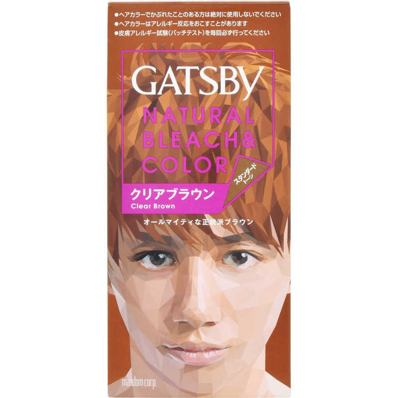 マンダム　GATSBY(ギャツビー) ナチュラルブリーチカラークリアブラウン 〔カラーリング剤〕