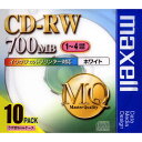 マクセル データ用CD−RW「1−4倍速対応/700MB」10枚パック CDRW80PW.S1P10S