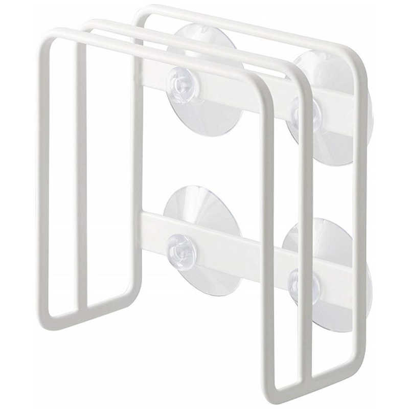 山崎実業　プレート吸盤まな板スタンド（ホワイト）　03499 ホワイト