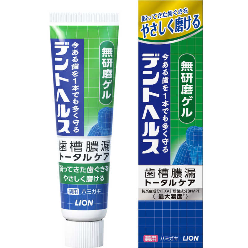 LION　デントヘルス 薬用ハミガキ無研磨ゲル 28g 〔歯磨き粉〕