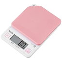 タニタ デジタルクッキングスケール (1kg) KJ114-PK ストロベリーピンク