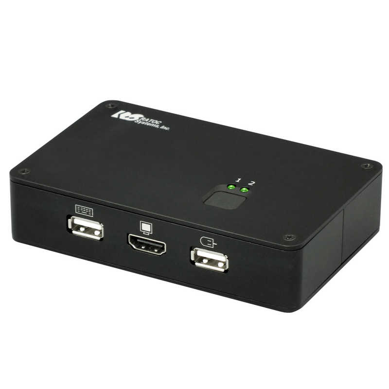 ラトックシステム 4Kディスプレイ／USBキーボード マウス パソコン切替器 RS-250UHDP-4K