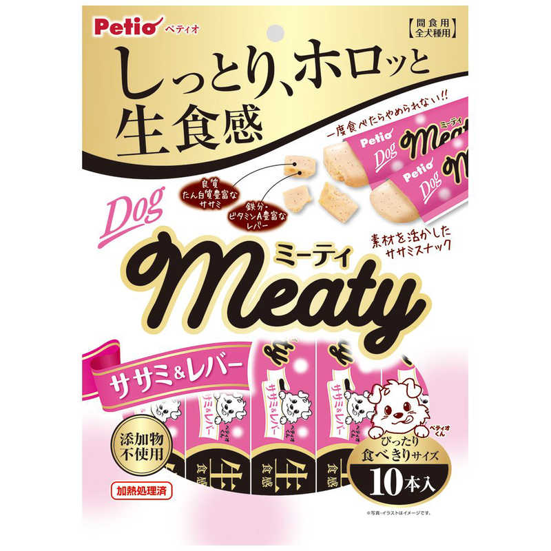ペティオ　Meaty ササミ&レバー 10本入