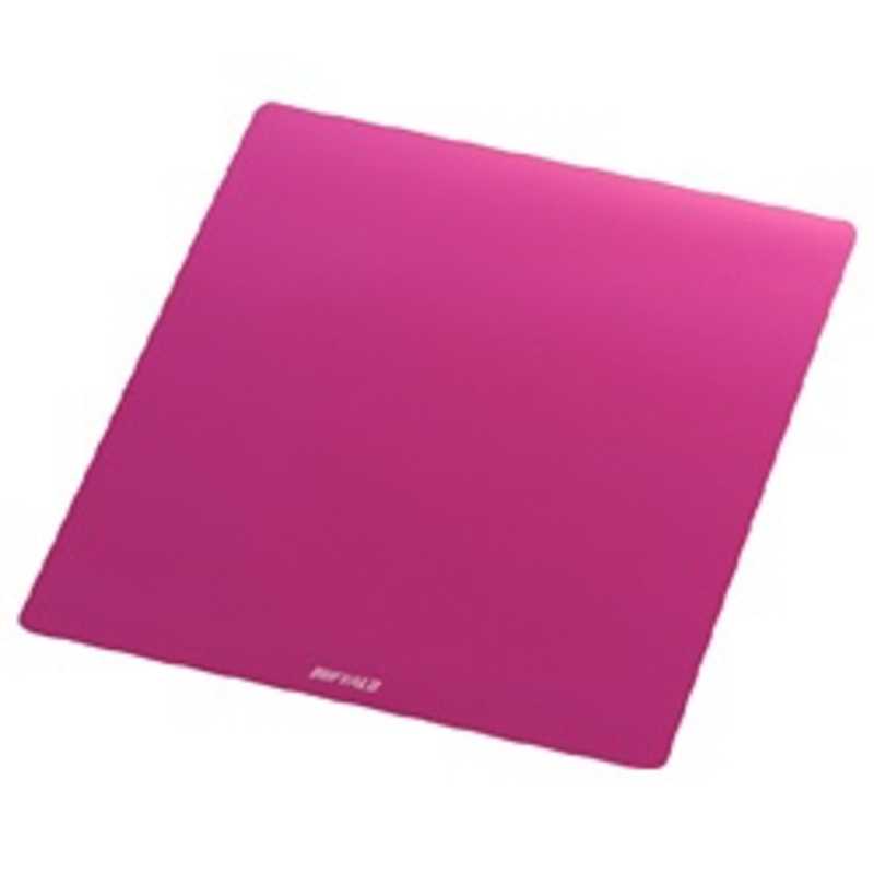 BUFFALO　メタル調マウスパッド　BSPD10PK ピンク