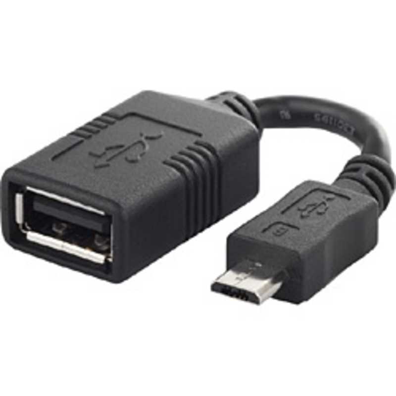 BUFFALO　USB（microB　to　A）変換アダプター　BSMPC11C01BK ブラック