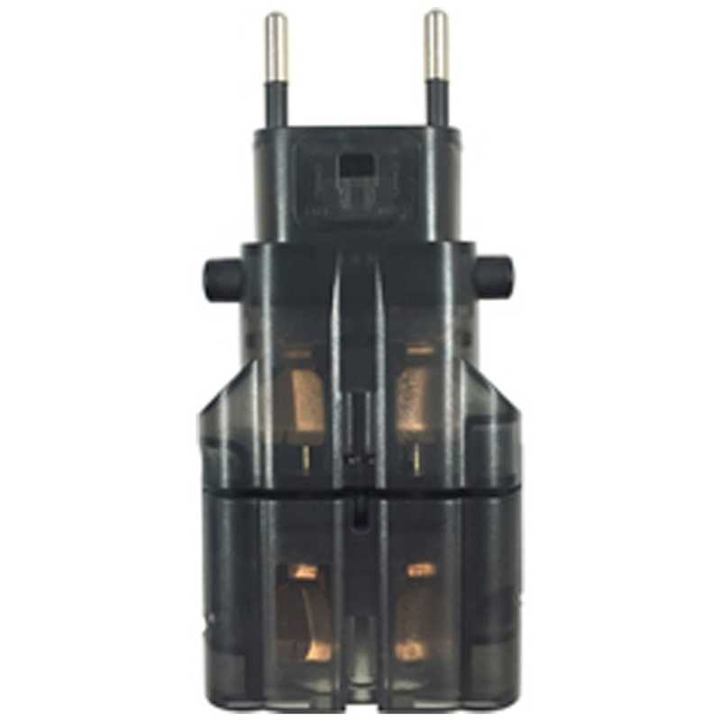 カシムラ　海外用変換プラグ　ケース付きサスケ3／スモーク　WP-89M