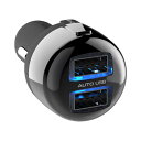 カシムラ DC−4.8A リバーシブル USB2ポート 自動判定 AJ-558