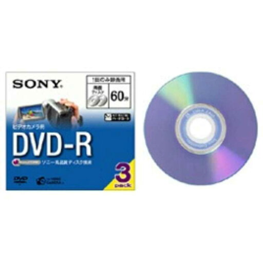 ソニー SONY 8cmDVD−R 3枚パック 3DMR60A ソニー SONY 8cmDVD−R 3枚パック 3DMR60A