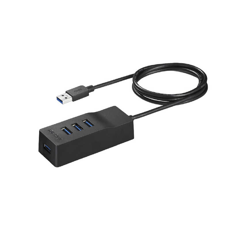 BUFFALO　USB3．0上挿し4ポートセルフパワーハブブ