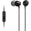 ソニー　SONY　イヤホン カナル型 ブラック [φ3.5mm ミニプラグ]　MDR-EX15AP