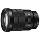 ソニー SONY カメラレンズ APS-C用 ［ソニーE /ズームレンズ］ ブラック E PZ 18-105mm F4 G OSS SELP18105G