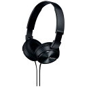 ソニー SONY ステレオヘッドホン MDR-ZX310/B (ブラック)
