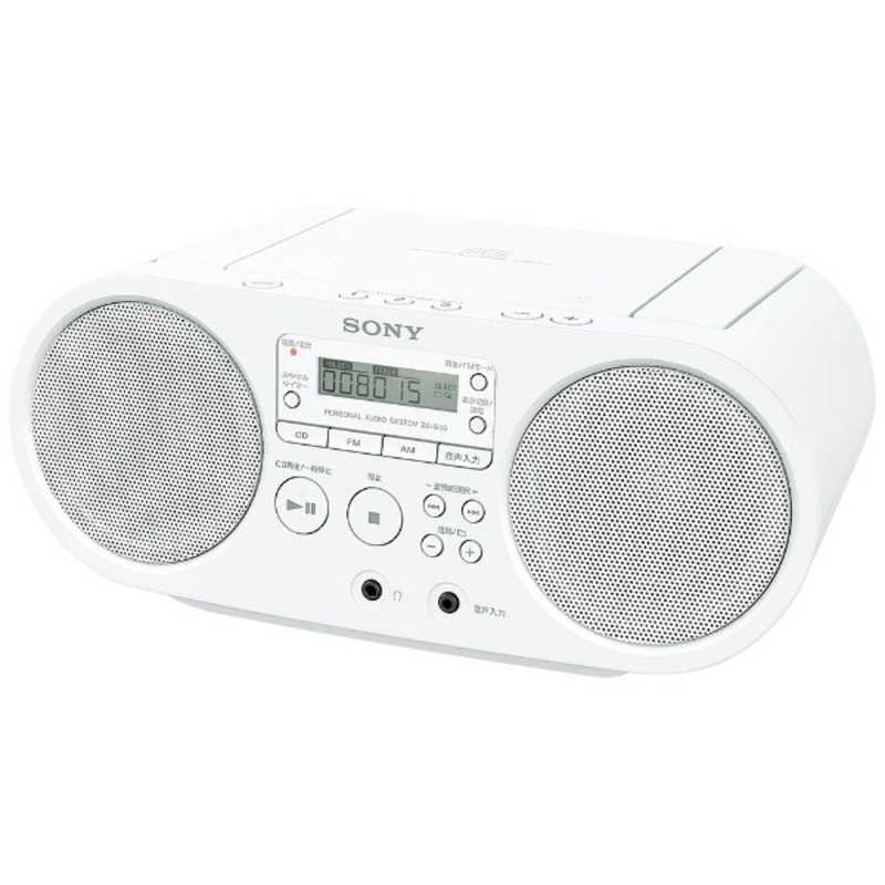 ソニー　SONY　CDラジオ　ZS-S40(W)