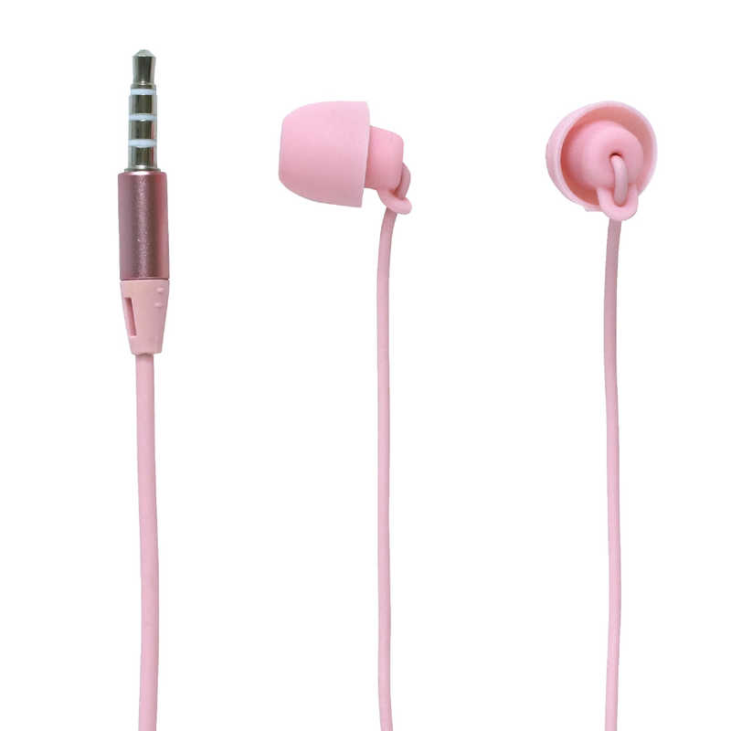 ナカバヤシ　イヤホン カナル型 ピンク [φ3.5mm ミニプラグ]　EPN-01 PK