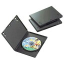 エレコム ELECOM DVDトールケース(1枚収納/3枚セット)「ブラック」 CCD-DVD01BK