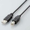 エレコム ELECOM 環境対応USB2.0ケーブル ABタイプ (1.5m・ブラック) USB2-ECO15(2)