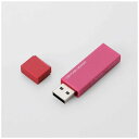 エレコム ELECOM USBメモリー［16GB／USB2．0／キャップ式］（ピンク） MF-MSU2B16GPN