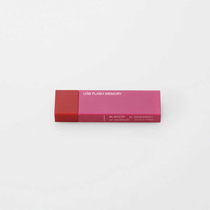 エレコム　ELECOM　USBメモリー［32GB／USB2．0／キャップ式］（ピンク）　MF-MSU2...