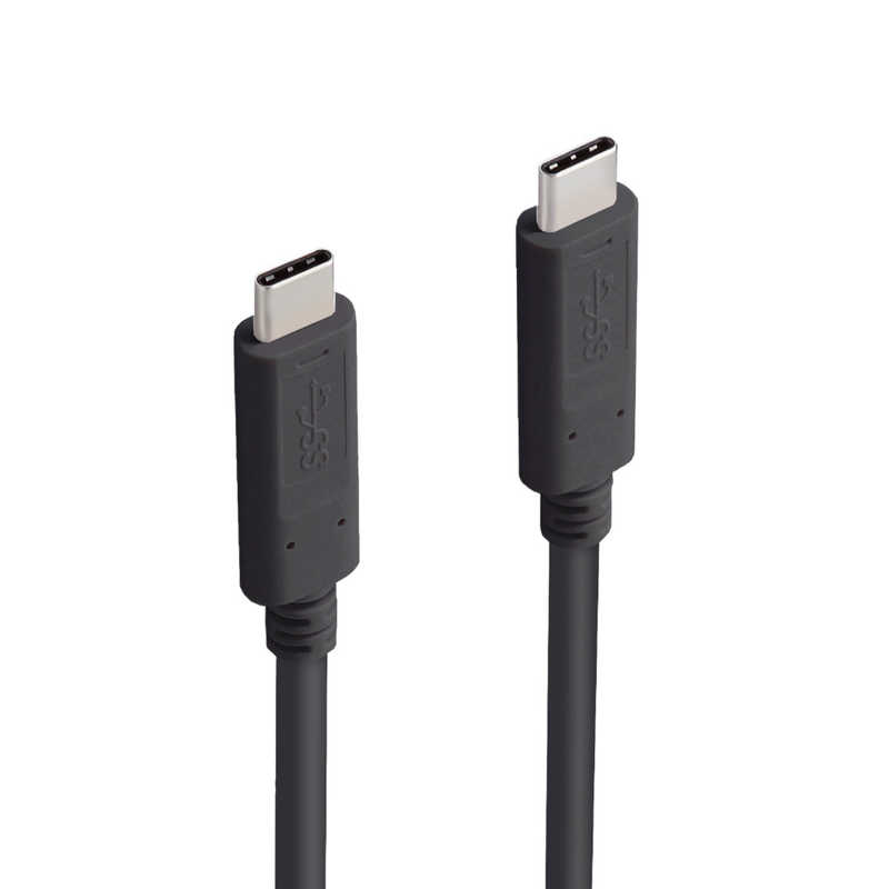 エレコム ELECOM 2m［USB−C ⇔ USB−C］3．1 Gen1ケーブル 充電 転送 USB PD対応 3A MPA-CC13A20NBK ブラック