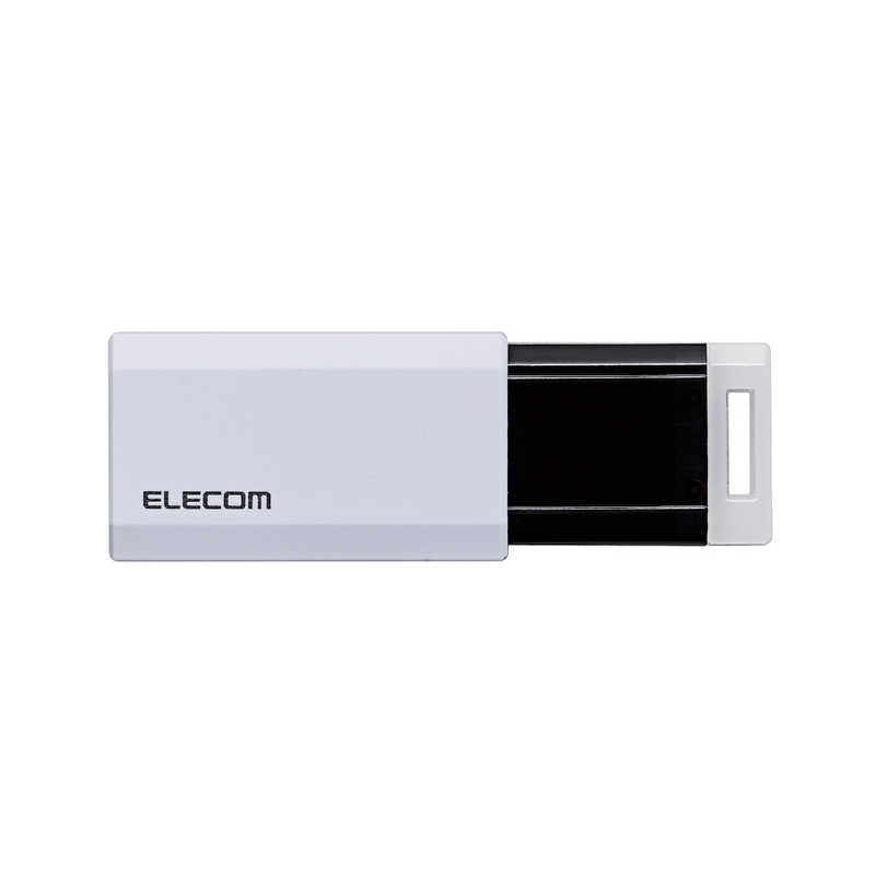 エレコム　ELECOM　USBメモリー［64GB／USB3．1／ノック式］　MF-PKU3064GWH ホワイト
