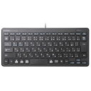 エレコム ELECOM 有線ミニキーボード/パンタグラフ式/ブラック TK-FCP096BK(2)