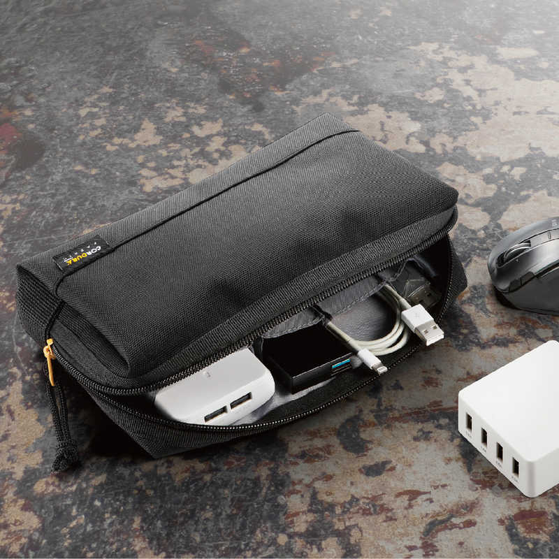 エレコム　ELECOM　CORDURA（R）ガジェットポーチ　BMA-CDGP01BK r-kojima-10980500 コジマ楽天市場店 サンプル画像2