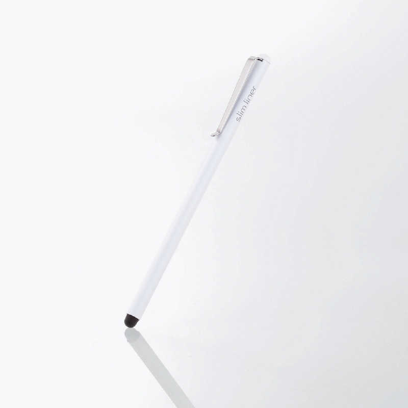 【商品解説】●ペン先直径が4．5mmで、細かい操作も快適にできるスマートフォン用スリムタッチペンです。　　●細くてコンパクトなペン軸なので、スリムに持ち運べます。　　●胸ポケットなどに入れて持ち運ぶのに便利なクリップが付いています。　　●指先でのタッチ操作と違い、液晶画面を汚さずに操作可能です。　　●タッチ操作はもちろん、スライド操作も快適に行えます。　　●ペン先が劣化したときに、ペン先を取り替えられる交換ペン先が2個付属しています。　　●※液晶保護フィルムの種類によっては、操作時にこすれ音が生じたり、タッチペンの反応が悪くなることがあります。【スペック】●型式：PCTPSLIMWH（PCTPSLIMWH）●JANコード：4953103365155この商品は宅配便でお届けする商品です出荷可能日から最短日時でお届けします。※出荷完了次第メールをお送りします。配送サービス提供エリアを調べることができます「エリア検索」をクリックして、表示された画面にお届け先の郵便番号7桁を入力してください。ご購入可能エリア検索お買い上げ合計3,980円以上で送料無料となります。※3,980円未満の場合は、一律550円（税込）となります。●出荷可能日から最短日時でお届けします。（日時指定は出来ません。）　※お届け時に不在だった場合は、「ご不在連絡票」が投函されます。　「ご不在連絡票」に記載された宅配業者の連絡先へ、再配達のご依頼をお願いいたします。●お届けは玄関先までとなります。●宅配便でお届けする商品をご購入の場合、不用品リサイクル回収はお受けしておりません。●全て揃い次第の出荷となりますので、2種類以上、または2個以上でのご注文の場合、出荷が遅れる場合があります。詳細はこちら■商品のお届けについて商品の到着日については、出荷完了メール内のリンク（宅配業者お荷物お問い合わせサービス）にてご確認ください。詳しいお届け目安を確認する1度の注文で複数の配送先にお届けすることは出来ません。※注文時に「複数の送付先に送る」で2箇所以上への配送先を設定した場合、すべてキャンセルとさせていただきます。