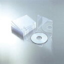 エレコム ELECOM CD/DVD/Blu−ray対応収納スリムケース(1枚収納×10セット) CCD-JSCS10CR