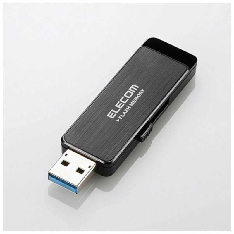 MF-ENU3A32GBK USB3.0フラッシュ 32GB AESセキュリティ機能 ブラック