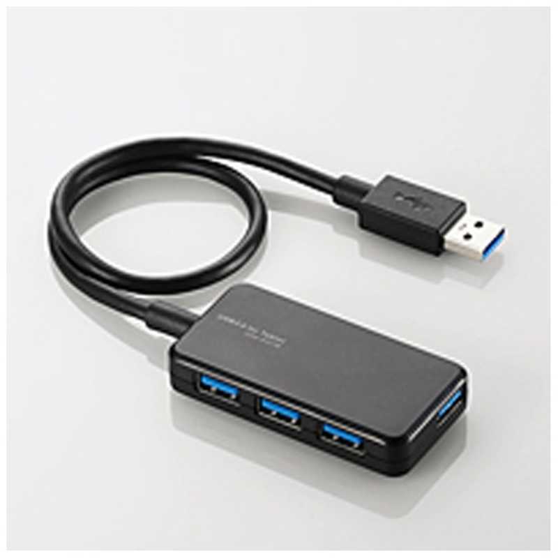 エレコム ELECOM 4ポートUSB3．0ハブ U3HA-411B