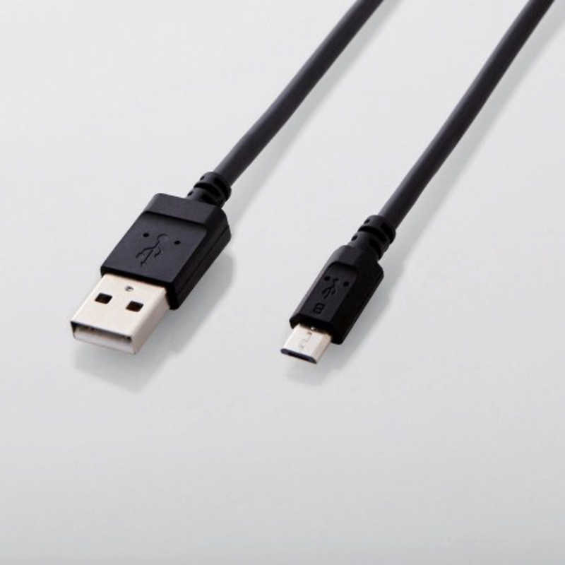 エレコム ELECOM 2A対応やわらかmicroUSBケーブル(1.2m) MPA-AMBY2U12BK