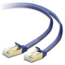 エレコム　ELECOM　CAT7対応　LANケーブル　10G対応　（ブルーメタリック・10m）　LD-TWSFT/BM100