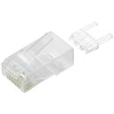 エレコム　ELECOM　ツメの折れないLANコネクタ（Cat6対応／10個入り）　LD‐6RJ45T10/T その1