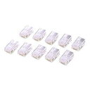 エレコム ELECOM RJ45コネクタ(10個セット) LD‐RJ45T10A