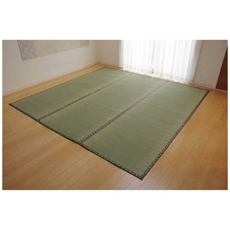 イケヒコ ラグ い草 双目織「松」(273×273cm/ナチュラル)