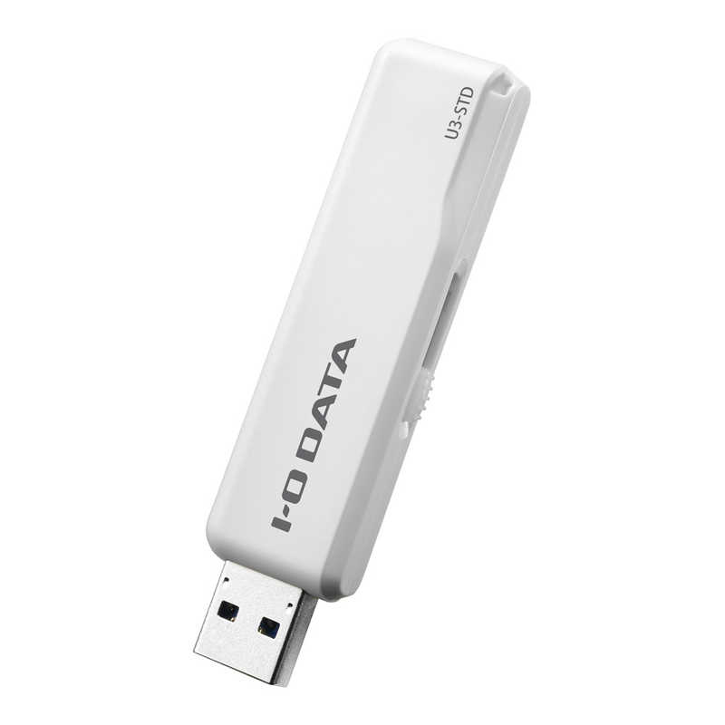 IOデータ USBメモリー［64GB／USB3．1／スライド式］ U3-STD64GR W ホワイト