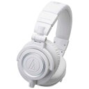 audio-technica ヘッドホン オーディオテクニカ　ヘッドホン ホワイト [φ3.5mm ミニプラグ]　ATH-M50X