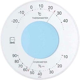 エンペックス　掛置兼用温湿度計　LV‐4306 (ライトブルー)