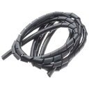 ヤザワ まとめるチューブ内径15mm黒 FCT15K(ブラ