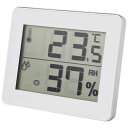 温湿度計 ヤザワ　デジタル温湿度計　DO01WH(ホワイト)