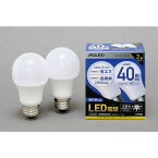 AGLED　LED電球（一般電球形［広配光］・全光束485lm／2個入）　［E26／昼白色］　LDA4N-G-4T6-E2P