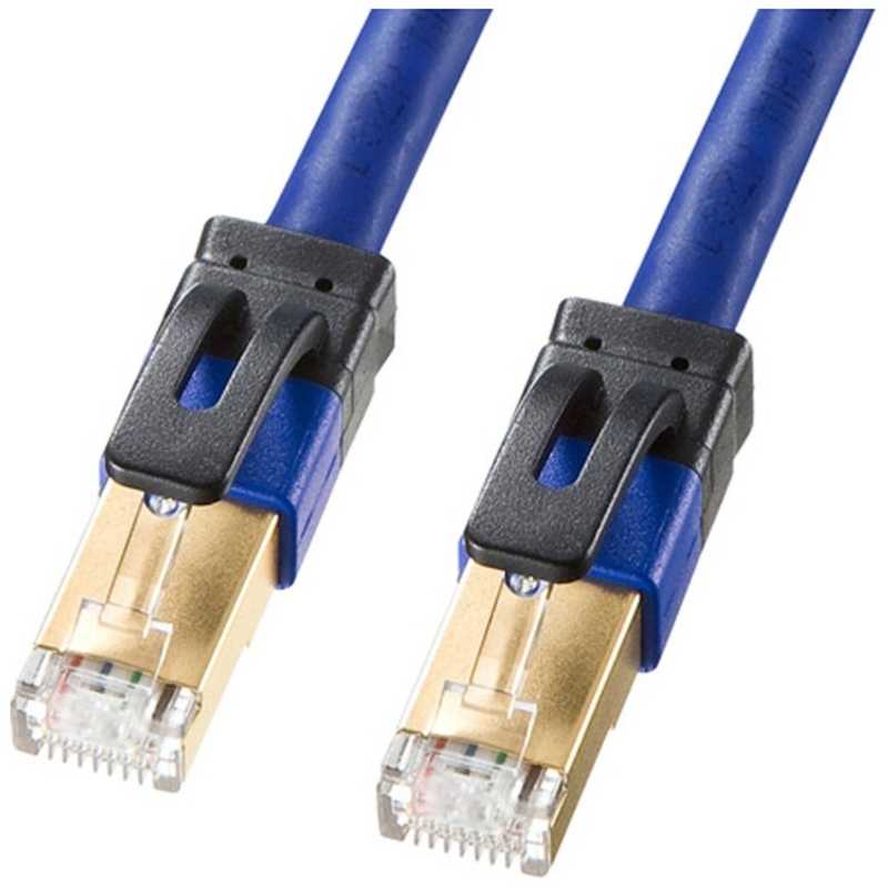 サンワサプライ　カテゴリ7A　LANケーブル　（10m）　KB-T7A-10BL