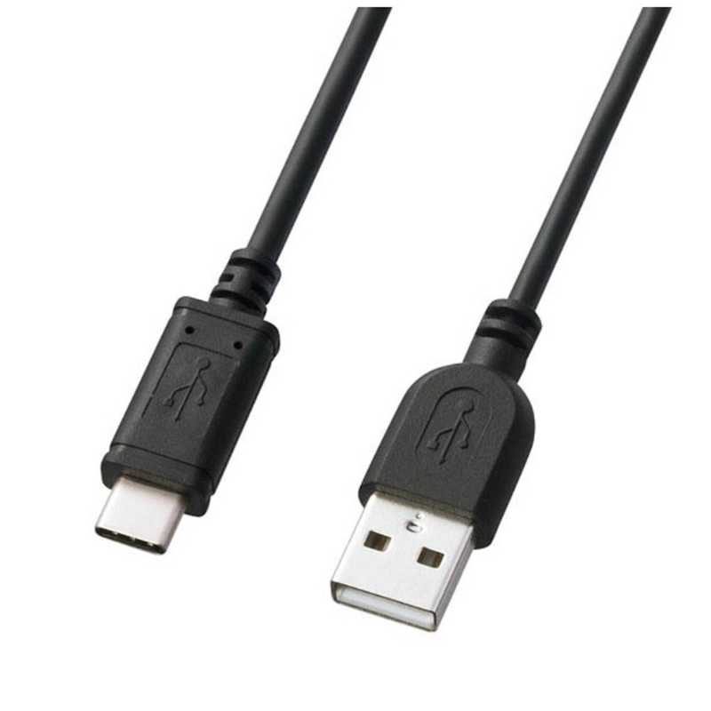 USB2.0ケーブル［A-Type C］（0.5m・ブラック） KU-CA05K