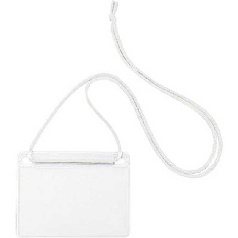 オープン工業　簡易吊り下げ名札　名刺サイズ　10枚　白　NL11WH