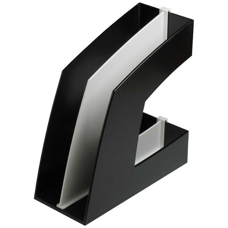 ソニック ファイルボックス タテ型 ブラック FB-708-D