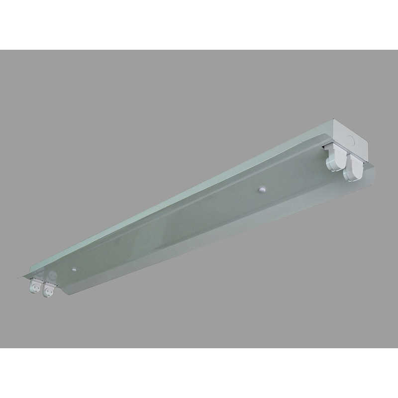 オーム電機 反射笠付2灯型器具 LED40形直管専用 LT-FK24-T-W