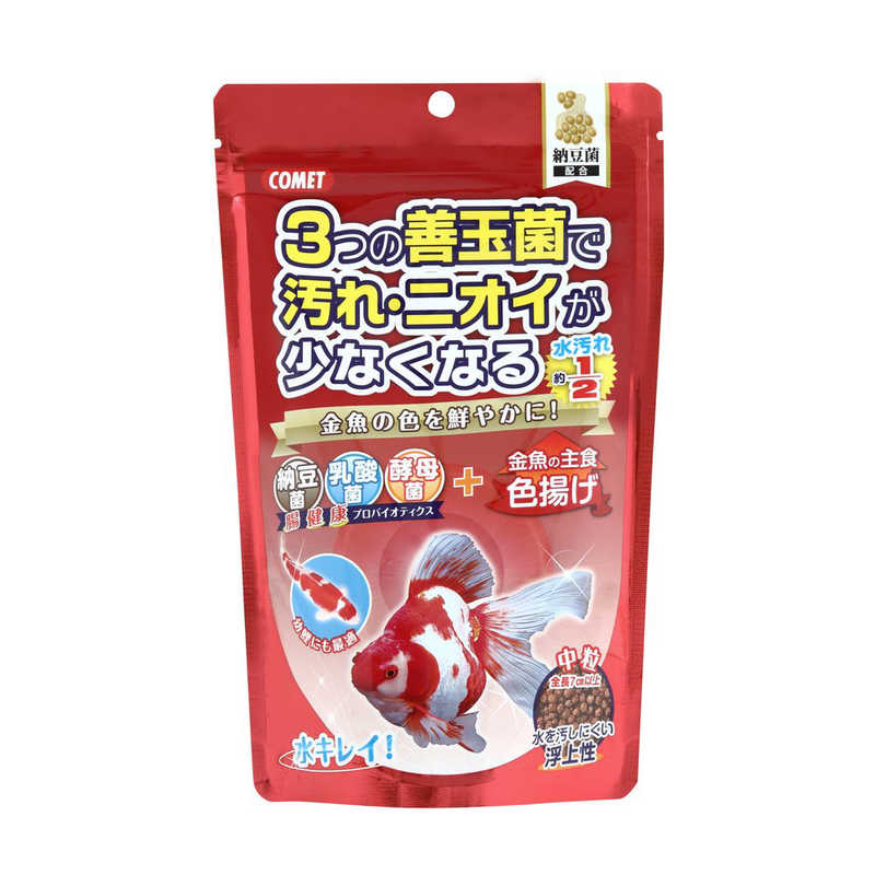 イトスイ　コメット 金魚の主食 納豆菌 色揚げ 中粒(200g) [ペットフード]